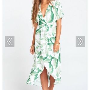 SHOW ME YOUR MUMU ZIP TWISTED MAXI DRESS